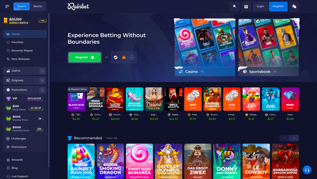 Rainbet Online Casino Testbericht (2026) – Spielerbewertungen & Unsere Entscheidung